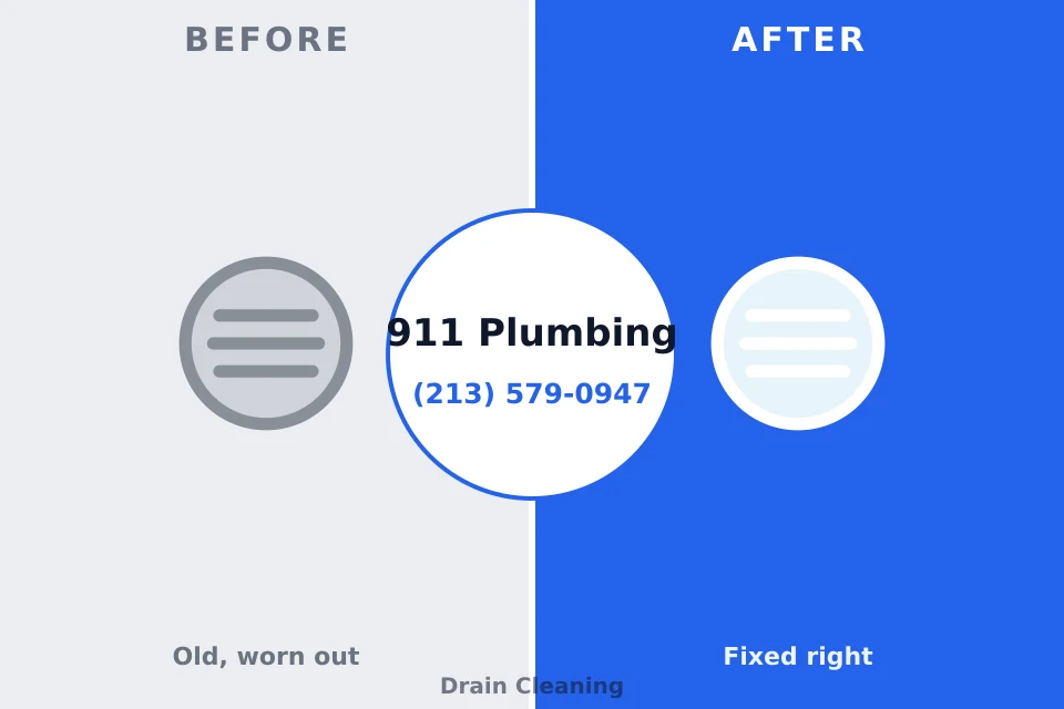 Before and after: plumbing company New Rochelle, NY
